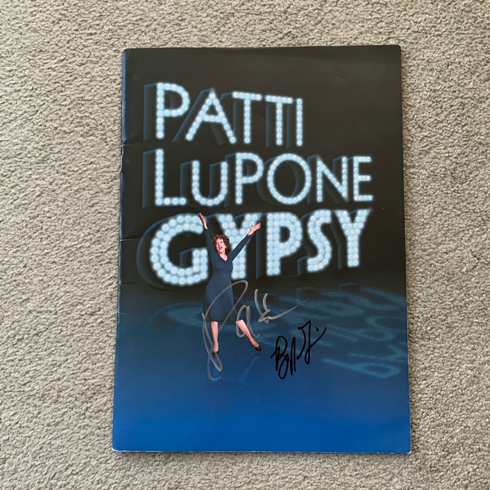 Patti LuPone in Gypsy Souvenir Brochure SIGNED